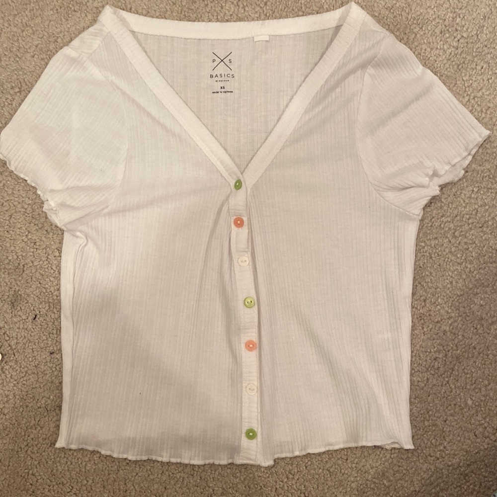 Pacsun x small white button shirt!